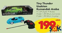GOKİDY OYUNCAK TİNY THUNDER UZAKTAN KUMANDALI ARABA